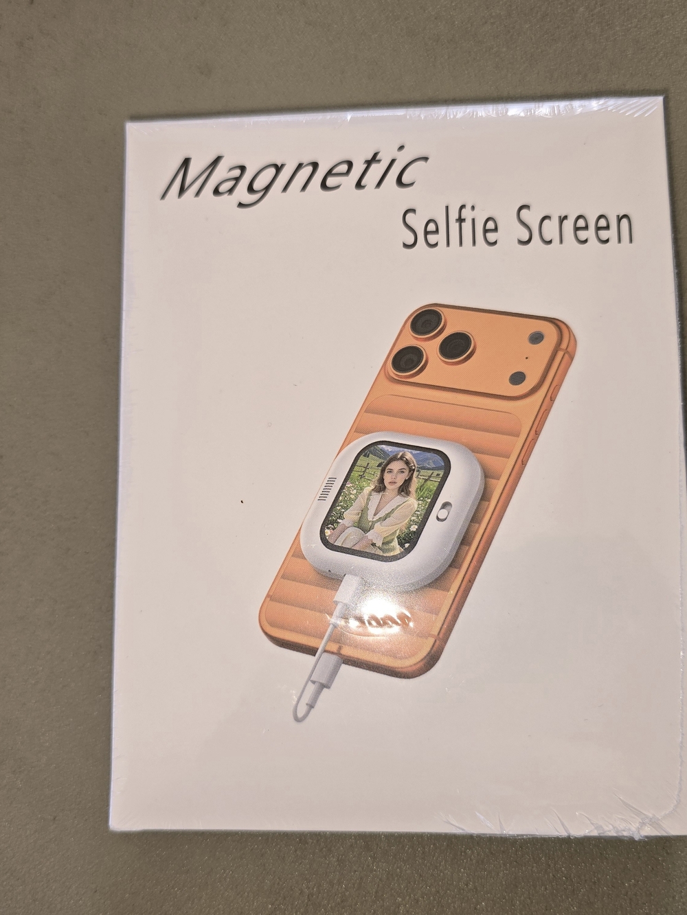 Magnetic Selfie Screen Accessory - White